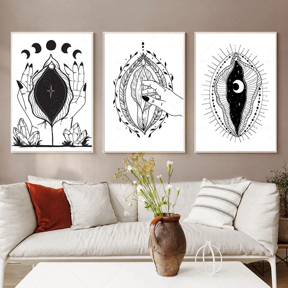 Bohemia Feminist Art Prints - Vulva Poster